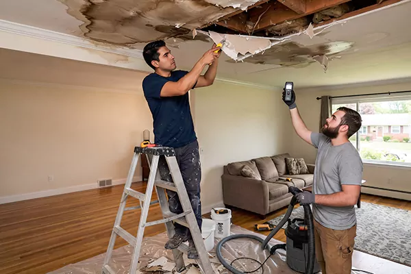 Ceiling Water Damage Restoration Tustin