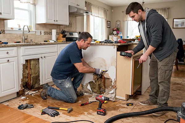 Kitchen Water Damage Repair Tustin