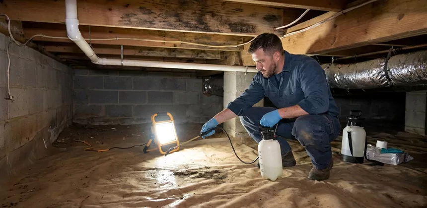 Crawl Space Mold Treatment in Tustin