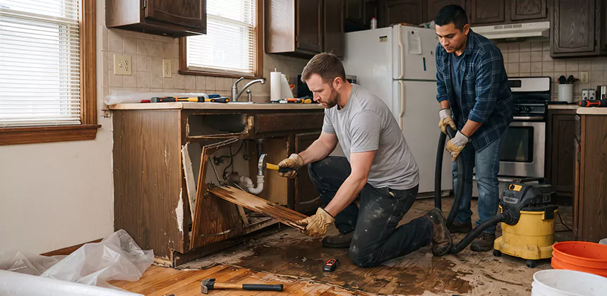 Repairing Water Damaged MDF Cabinets in Tustin